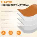21 Inch BBQ Blanket for Resting Meat, Reusable Oil-Proof Smoker Grilling Bag with 5-Layer Insulation, Essential BBQ Accessories for Brisket/Beef/Pork Shoulders/Ribs/Turkeys, Gifts for Men