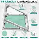 Wesiti 1 Pack 16" X 16" Aluminum Drywall Access Panel, Wall Access Door