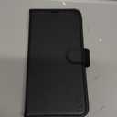 TUCCH Wallet Case for iPhone 13 Pro Max, RFID Blocking, 4 Card Slots, Stand Shockproof TPU Interior Shell, PU Leather Magnetic Flip Cover, Black