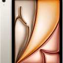 Apple iPad Air 11-inch with M3 chip Built for Apple Intelligence, Liquid Retina Display, 128GB, 12MP Front/Back Camera, Wi-Fi 6E, Touch ID, All-Day Battery Life — Starlight