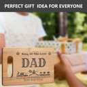 Grill Grilling Gifts for Dad, BBQ Cutting Board, King Of The Grill, Father's Day Gifts For Dad, Best Dad Ever Gift For Father