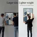 Lavezee 20x30 Poster Frame Black, 6 Packs Lightweight 20 x 30 Picture Frames for Wall Mounting, Display 30x20 Pictures, Posters & Art Prints Vertically or Horizontally