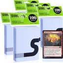 500 PCS Perfect Fit Inner Card Sleeves, Clear Card Sleeves, Exact for Double-sleeving and Compatible with MTG TCG Magic The Gathering Games Trading Cards