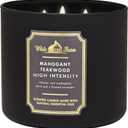 Bath & Body Works White Barn 3-Wick Candle in Mahogany Teakwood High Intensity, Scented