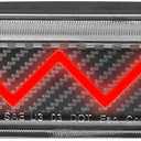 DNA MOTORING 3BL-FSPRAN99-3D-T5-LED-BK Black Housing Pulsating Line 3D LED High Mount 3rd Third Brake Light [Compatible with 93-11 Ranger / 99-16 F250-550 SD / 95-03 B2300 B2500 B3000 B400]