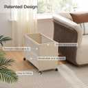 Toy Box, Toy Storage Organizer, Toy Box for Boys Girls, Kids Toy Storage Chest, Patented Design (Normal Size, Natural Beige)