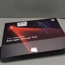 Red-Light-Therapy-for-Body,2026 Upgraded-4 Modes 5 Stage Power Medical-Grade TPU Mat for Body Pain Relief,25"x13"Dual Wavelength Infrared Red Light Blanket LEDs