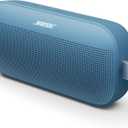 Bose SoundLink Flex Bluetooth Speaker (2nd Gen) - Portable Outdoor Speaker with Hi-Fi Audio, Waterproof and Dustproof, USB-C, Up to 12 Hours Battery Life, Blue Dusk