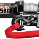 Badland ZXR 2500 lb Electric ATV Winch  Durable Wire Rope, Wireless Remote, and Mounting Hardware for Off-Road, Utility & Towing Applications