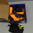 Retractable Ratchet Straps (2-Pack) - 1'' x 11.5' (1, 800lb Break Strength) - Heavy Duty Auto Self Retracting Tie Down Straps for Truck, Cargo Trailer, Motorcycle, Rad & More - Orange