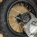 3.00-12 80/100-12 Dirt Bike Rear Rim Wheel Tire With 15mm Bearing for 50cc-125cc Apollo SSR TaoTao Baja DB14 CRF70 TTR PW80 XR70 KLX110 RM65 KX65 Coolster Pit Bike Motorcycle