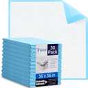 Disposable Bed Pads for Incontinence 36 x 36 inches, 30 Count Adults , Kids, Premium, Absorbency , Medical/ Hospital Used and Soft ,Breathable for Pets Traning,Pe Film Protection