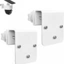 2 Pack Gutter Mount Bracket for Eufy Security SoloCam S340/E30/E42 and 4G LTE Cam S33, Stainless Steel Gutter Mount for Solar Security Camera, No-Drill Installation