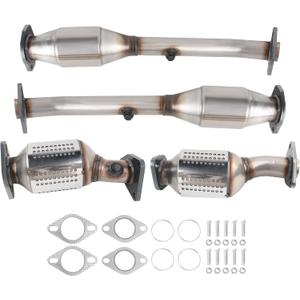 Catalytic Converter Kit Compatible with NV1500, NV2500, NV3500 2012-2017 & Frontier 2005-2019 & Pathfinder 2005-2012 & Xterra 2005-2015 & Equator 2009-2012 4.0L V6 engine, EPA Compliant