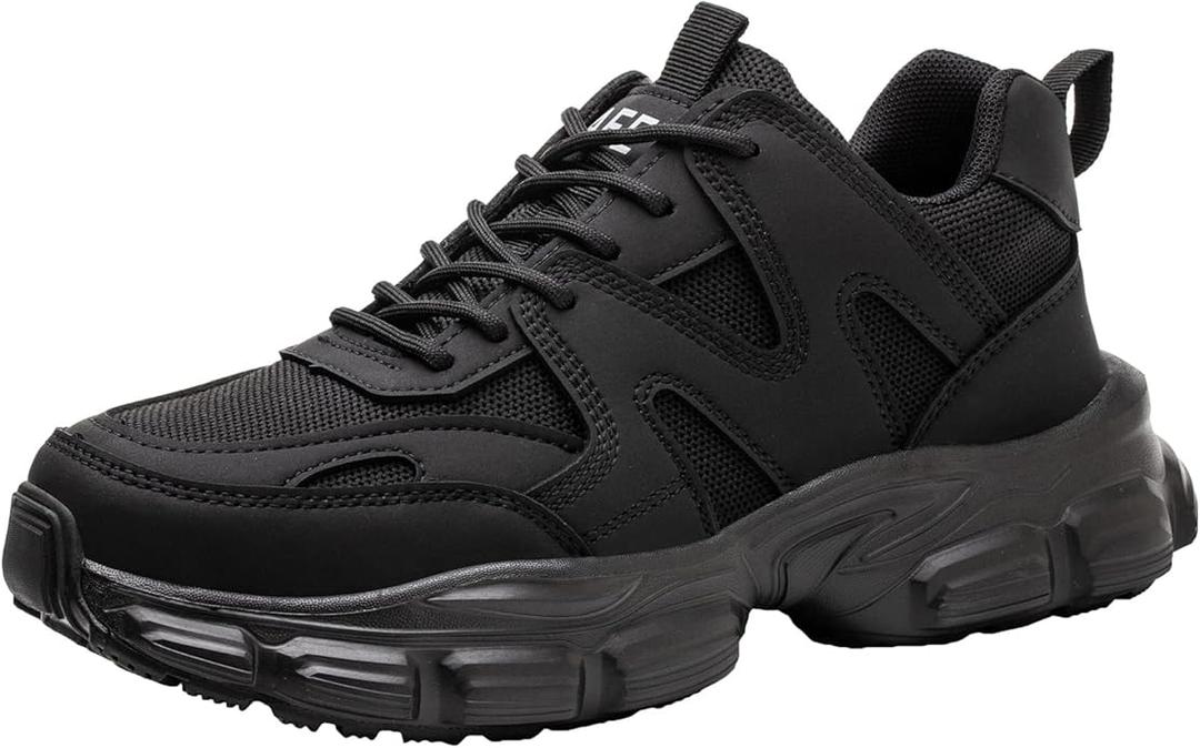 Work Safety Shoes, Comfortable and Stylish Steel-Toed Footwear, Anti-Smash and Anti-Puncture Labour Insurance Shoes, Lightweight and Breathable Adventure Protection Sneakers, Size 44