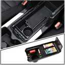PIUGILH Customized for Honda CR-V 2017-2019 Accessories Car Center Console Armrest Box Glove Secondary Storage Box Console Organizer Insert Tray with Coin and Glass Holder