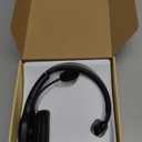 Truck Driver Bluetooth Headset with Mic, Single Ear Wireless Headset, Noise Cancelling Microphone & Mute, 50H Long Battery Life, Hands Free Headset for Trucker, Call Center, Home Office (Black)