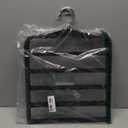 Velvet Pant Clothes Hanger Space Saving Non Slip Shorts Hanger, Myfolrena Jeans Slack Trousers Hangers Multiple Velvet Hanger Closet Organizer Storage and Organization for Jeans,Scarf,Tie(Black,3)