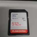 SANDISK 512GB Ultra SDHC UHS-I Card and SDXC UHS-I Card - Up to 195MB/s Read Speed, Full HD Video, V10, U1, C10 - SDSDUVQ-512G-GN6IN