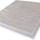 Emsco Group Flat Rock Rain Barrel and AC Unit Paver Patio Pad 24x24 Natural Gray Tile  Easy Installation - 6pk