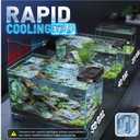 Aquarium Fan,Ultra-Quiet Fish Tank Cooler,More Powerful,Cooling Effect 3-7 with 3 Speed Modes Adjustable Applicable Aquariums with or Without Edges, for Axolotl Seawater Freshwater Coral Grass Tank