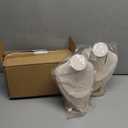 CheeFun 2Pack Necklace Display Stand for Vendors: 3D Necklace Display Stand for Selling Velvet Wood Chain Jewelry Bust Holder Organizer