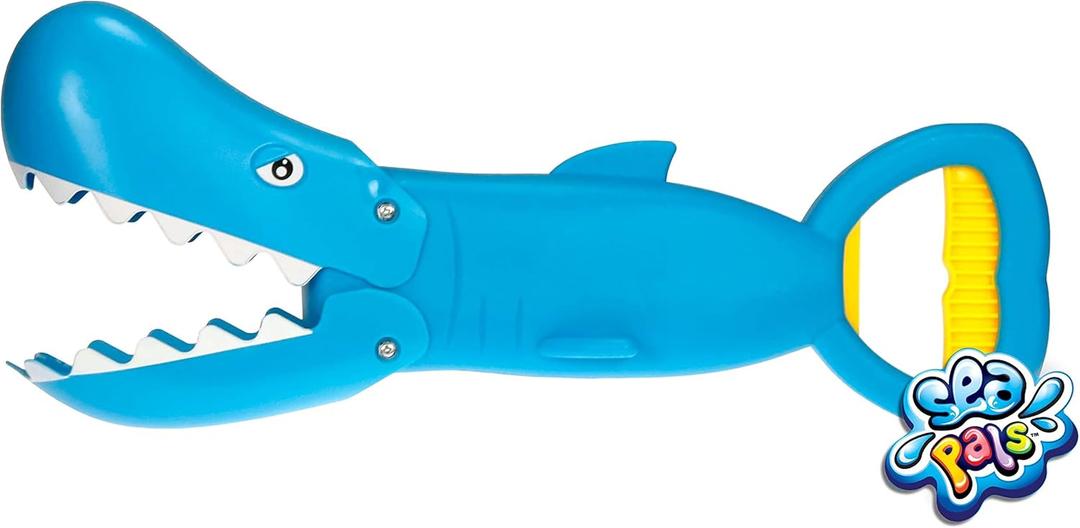 JA-RU Shark Sand Jaw & Claws Toy Big 13.5" (1 Shark) Plastic Sand Digger Grabber Toy Sand Toys & Beach Claw. Kids Beach Toys, Snow Toys, Kids Sandbox, Bathtub Toys Kids Toddler Pool Toys Shark-4009-1