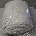 BEDELITE Flannel Sheets Queen Size Light Grey - Super Soft Fleece Sheets Set Fluffy Extra Plush, 4 Piece(Include Fitted Sheet, Flat Sheet, 2 Pillowcases)