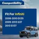 4PCS Front Lower Control Arm Suspension Kit Fit for Infiniti EX35 2008 2009 2010, G37 2009 2010 2011 2012 2013, EX37 2013, Replace OE# CMS301111 CMS301112