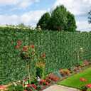 DearHouse Artificial Ivy Privacy Fence Wall Screen, 59x216.5inch Artificial Hedges Fence and Faux Ivy Vine Leaf Decoration for Outdoor Garden Decor
