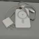 Magnetic Wireless Charger for iPhone: 3 in 1 Travel Charging Station for Apple Devices for iPhone 17 Air 16 15 14 13 12 Pro Max Plus - Foldable Charging Pad for Apple Watch Series & Airpods 4 3 2 Pro (White)