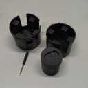 DYLEN Car Cup Holder Expander, 2 in 1 Cup Holder Adapter Extender for Car with Expandable Insert, Fits Yeti, Hydroflask and Other Large Water Bottles & Mugs in 2.2"-4.6" (10-46oz)