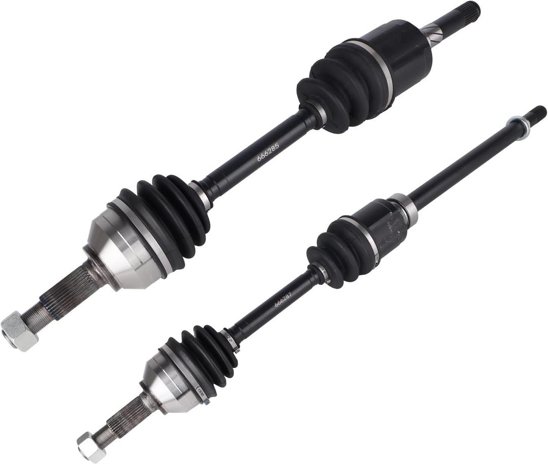 KUSATEC Front CV Axle Shaft Assembly Pair for Nissan Rogue 2.5L AWD