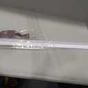 PVC Slide-On Door Bottom | Adjustable Plastic Weatherstrip Door Bottom with Drip Cap | 3 Feet (36-Inch) | for 1 3/4 Doors | White | Fits Gaps 3/8 to 7/8 | Made in The USA
