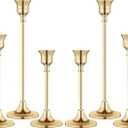 Candlestick Holders,Taper Candle Holder for Candlesticks Gold Brass Vintage Candle Stick Candle Holder Candelabra Candle Holder for Fireplace Party Dining