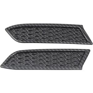 Car Headlight Honeycomb Cover Trims, Compatible with Toyota Tacoma 2016-2019, 2 PCS/Set, Scratches Protective Frame Cap Cover (Carbon Fiber)