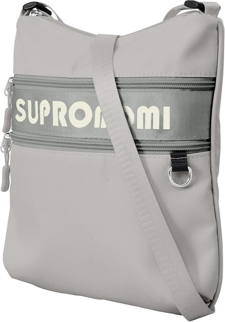 Crossbody Bag for Women, Small Fashion Nylon Purses Lightweight Phone Handbags Travel Shoulder Bag