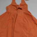 Inorin Womens Summer Sleeveless Halter V Neck Backless Cut Out Sexy Casual Party Swing Flared Mini Dress Size Small