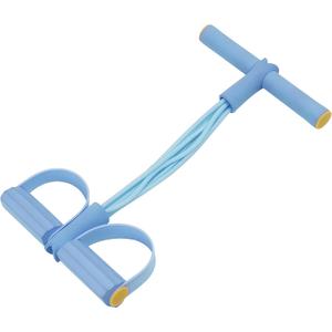 Multifunction Tension Rope - 6-Tube Elastic Resistance Bands,Pedal Resistance Band with Handle,Natural Latex Foot Exercise Bands for Abdomen/Waist/Arm/Leg Stretching Slimming Training (BLUE)