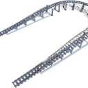 212 Pcs City Train Tracks Building Block Set Compatible with Lego,Train Tracks Accessories Set,Train Track Bridge Uphill and Downhill Set