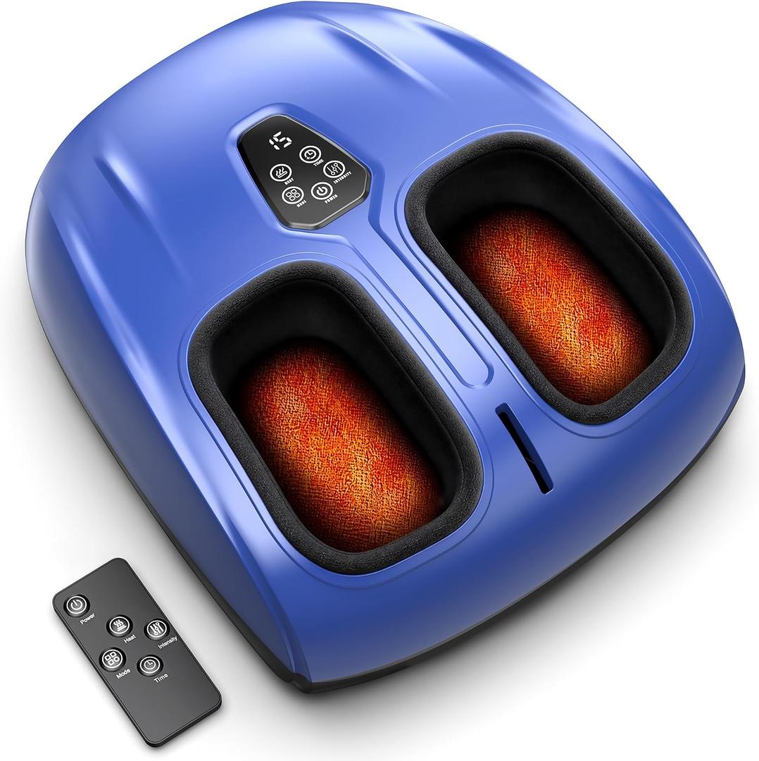 Shiatsu Foot Massager for Neuropathy with Heat and Remote Control