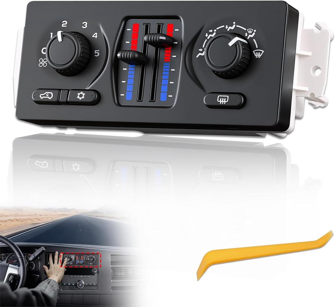 599-210XD Climate Control Module Compatible with 2003-2007 Chevrolet Silverado 1500 2500 3500 Avalanche Suburban Tahoe Trailblazer & GMC Sierra Yukon XL Envoy AC Heater Control Panel