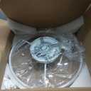 Smart Ceiling Fans with Light and Remote,20'' Low Profile Ceiling Fan with 6-Speed & Dimmable LED, Alexa/APP Home Voice Control, App, Reversible Airflow, App Timer, for BeedroomWhite