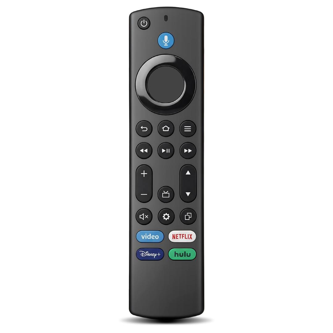 Replacement Remote for Fire TV, with Alexa Voice Control, Compatible with Insignia Toshiba TCL Hisense Amazon Fire TV Edition, Simple Setup
