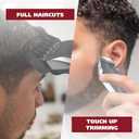 Wahl Clipper Cordless Chrome Pro Hair Clippers for Men and Battery Hair Trimmer Combo for Full Haircuts and Touch-Up Trims Model 3026590