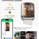 Fitness Trackers for Women/Men, Smart Watches for Women with Sport Activity Tracker, Fitness Watch with Heart Rate, Blood Oxygen Monitor, Sleep Tracker, IP68 Android Smart Watch with 4 Straps, Gift