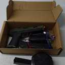 Gel Blaster Toys X5,Full Auto Splatter-Blaster for Ages 14 & Up and Adults with Drum,Long Hopper,Safety Light and Goggles for Activities Team Game (Green)