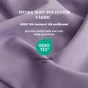 DOWNCOOL Comforters Queen Size, Duvet Insert, Light Purple All Season Duvet, Lightweight Quilt, Down Alternative Hotel Comforter with Corner Tabs (Light Purple, Queen 88x92 Inches)