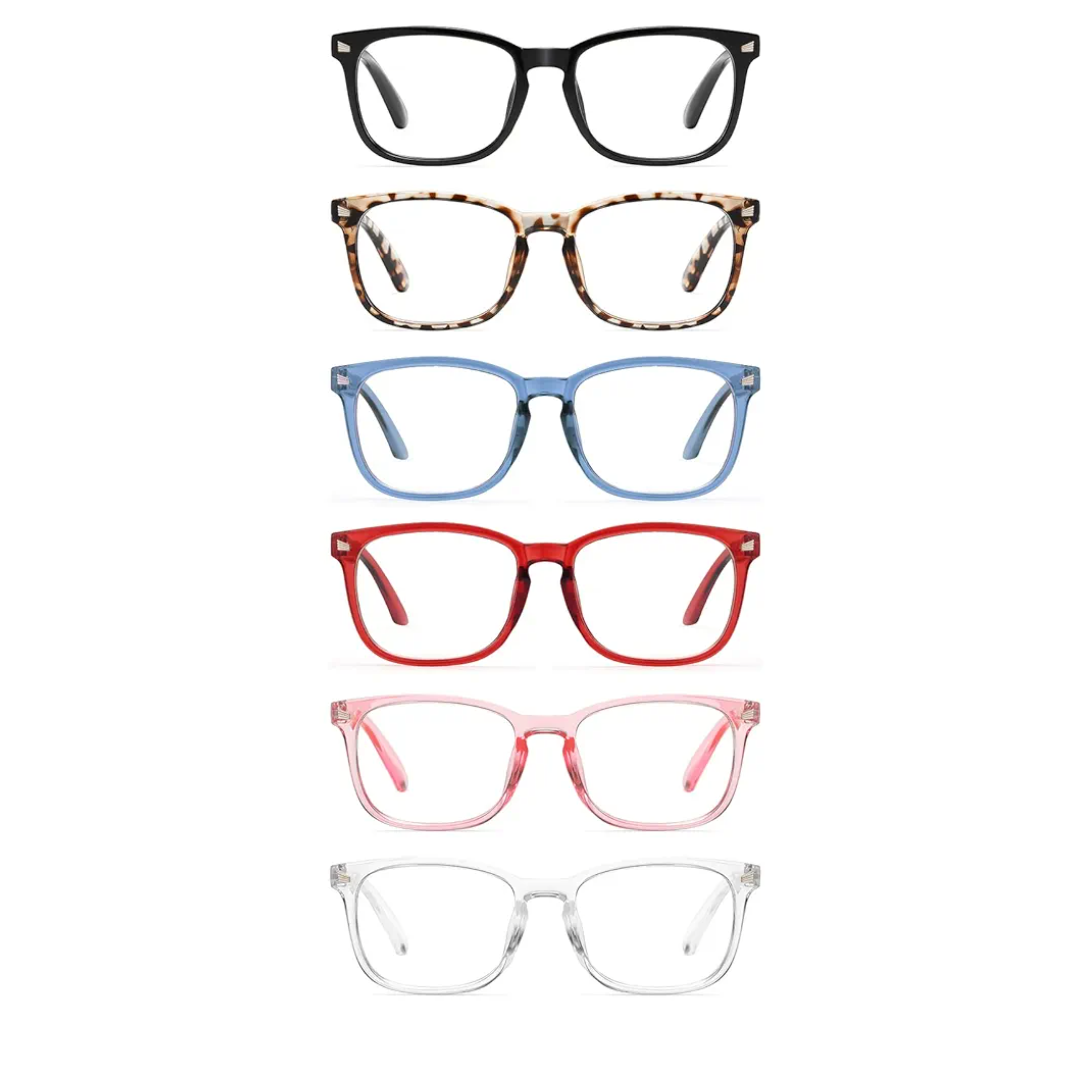 CCVOO Reading Glasses for Women/Men, Eyeglasses, Blue Light Readers for Women/Men, Computer Eye Glasses, Cheaters, 5 Pack