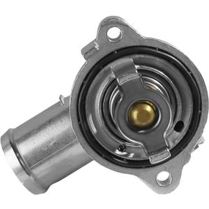 Aluminum Engine Coolant Thermostat Housing Assembly Fit for 300 3.6L 2011-2022, Challenger 3.6L 2011-2022, Charger 3.6L 2011-2022, 300C 3.6L 2013-2017 Replace 5184977AD 902-3035